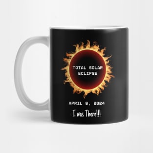 Total Solar Eclipse 2024 Totality April 8 2024 I was there Memorabilia, Blazing glowing sun Outline Mug